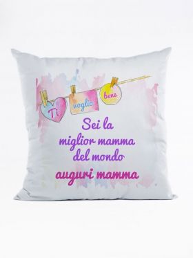 Cuscino Personalizzato Festa Della Mamma Ti Vogliamo Bene Byrastore Com