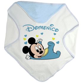 Accappatoio triangolo neonata personalizzato con nome baby disney family Accappatoio  neonato triangolo, Baby - Fupies